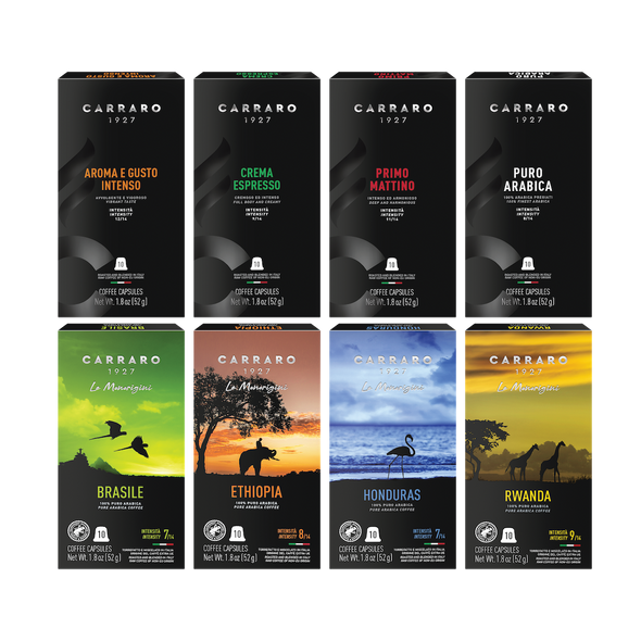 Carraro Bestseller Nespresso® Variety Pack [80 Capsules]