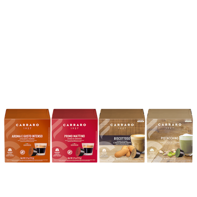 Carraro Bestseller Dolce Gusto® Variety Pack [Bundle of 4]